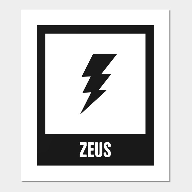 Zeus Greek Mythology God Symbol Greek Mythology Posters and Art